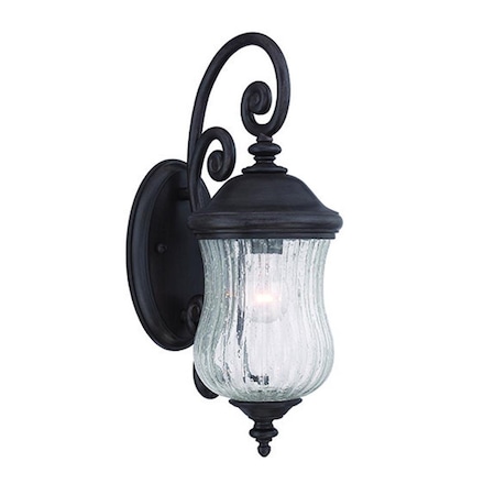 Estallar 18 x 6.75 x 10 in. Bellagio 1-Light Black Coral Wall Light ES3091334